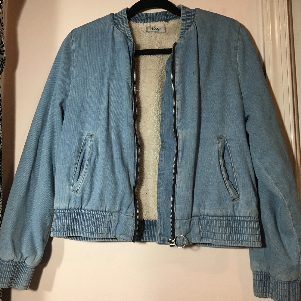 short denim jacket